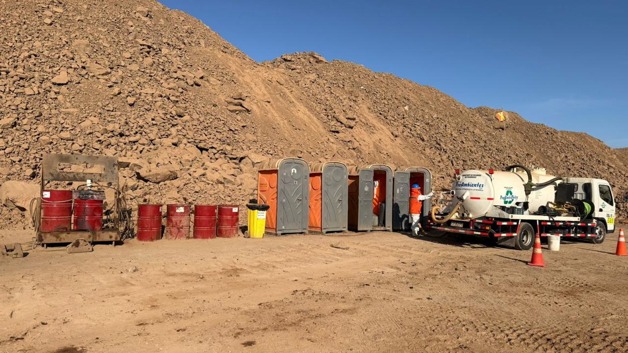 Faena minera en el norte
